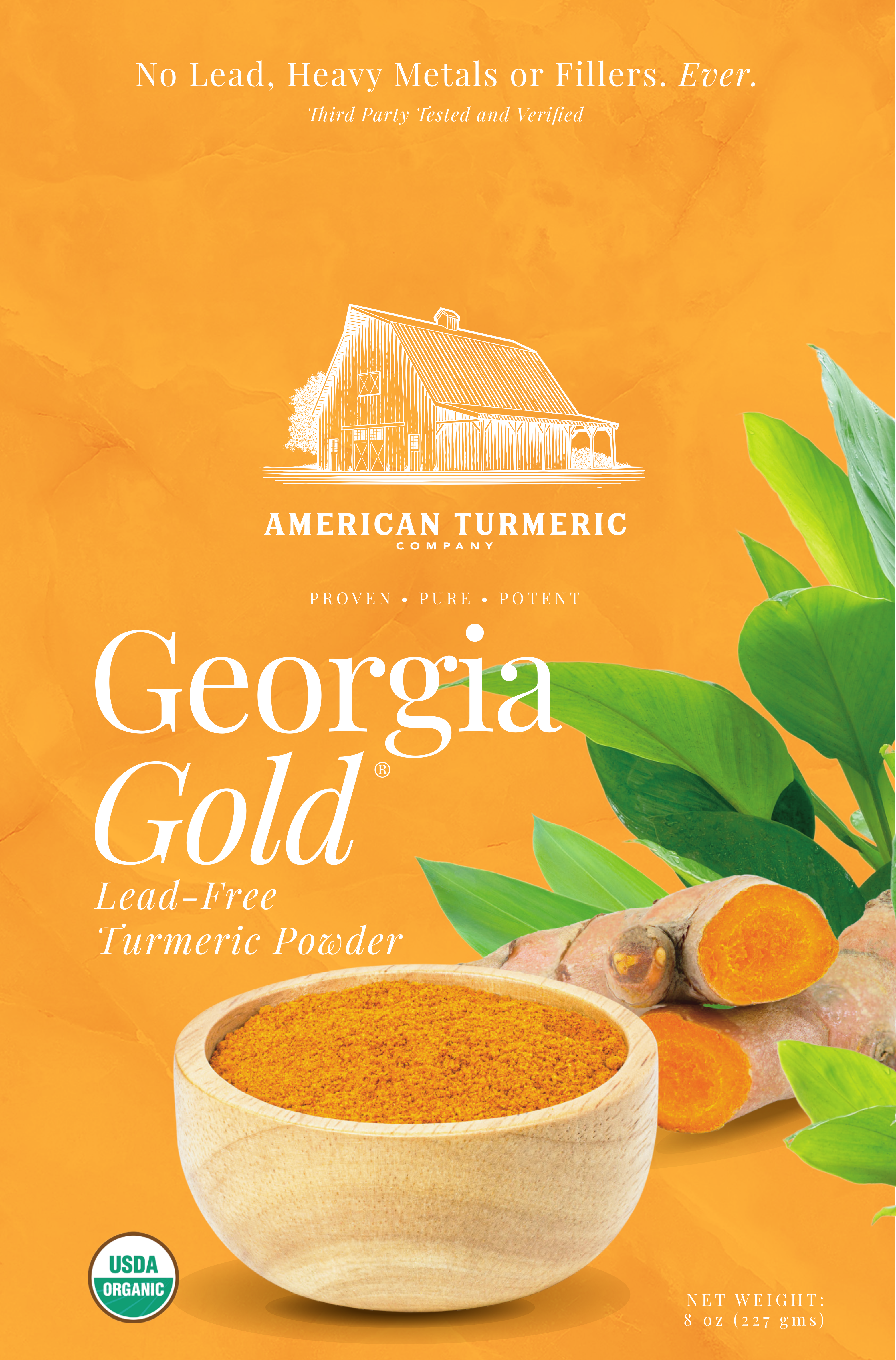 Fermented Lead-Free Turmeric Powder – Unlock Superior Bioavailability and Joint Health by America&