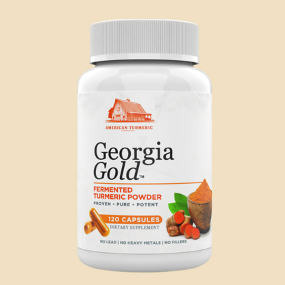 Fermented Turmeric Powder Capsules - Ease Joint Pain and Increase Immune Vitality with Enhanced Bioavailability - 120 Capsules by America&