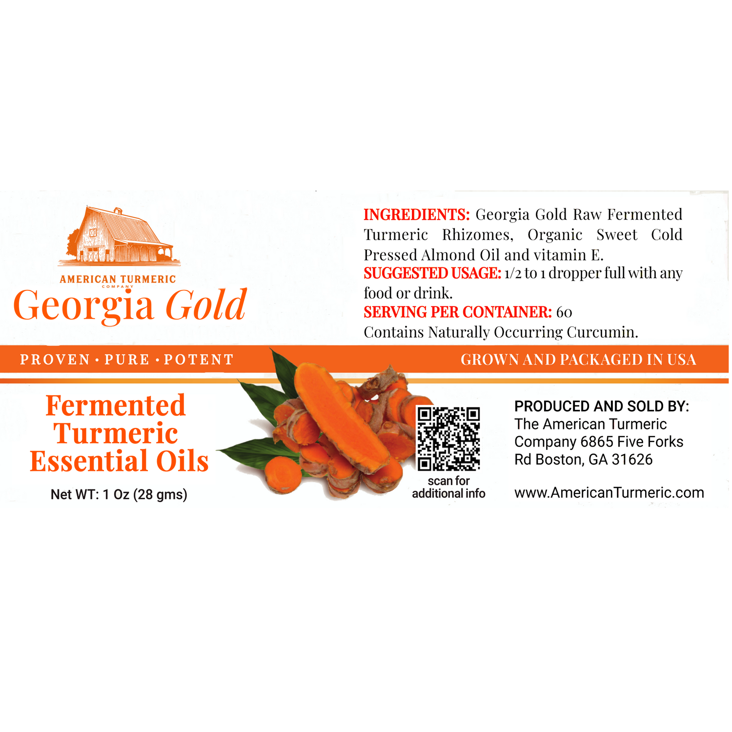 Fermented Turmeric Oil - Concentrated Turmeric Goodness by America&