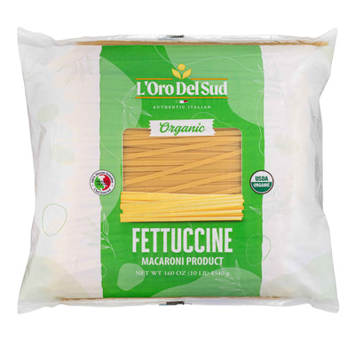 L'Oro Del Sud, Organic Fettuccine Pasta, 2 Pack x 10 lb