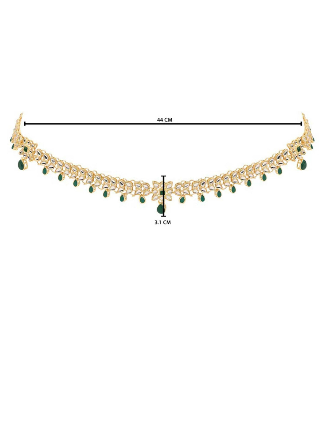 Joban Fashion Green Zinc Alloy Waist Chain For Women