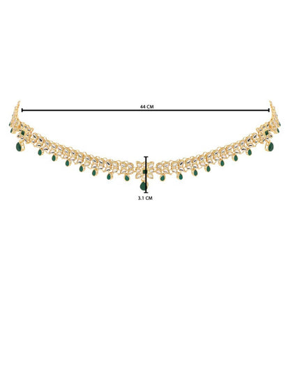 Joban Fashion Green Zinc Alloy Waist Chain For Women