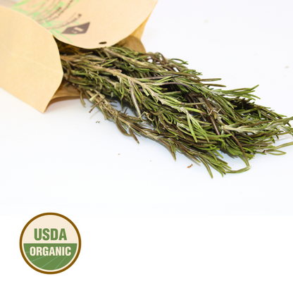 Filippone, Organic Dried Rosemary bunches, Italian Dried Rosemary Leaves, 0.88oz (25g)