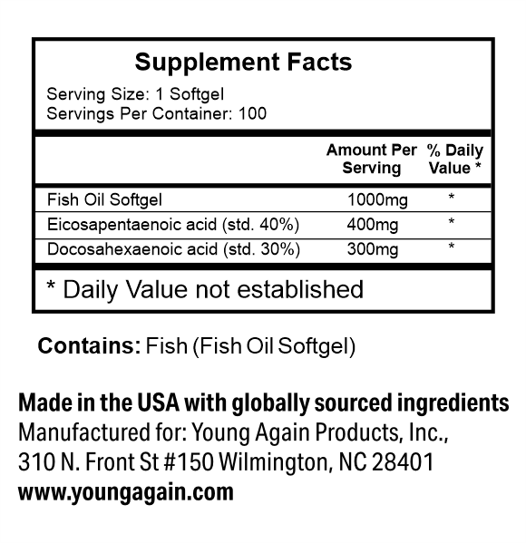 OMEGA 3 Fish Oil by Young Again