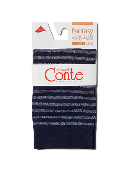 Socks Conte Fantasy - Shimmering Stripe