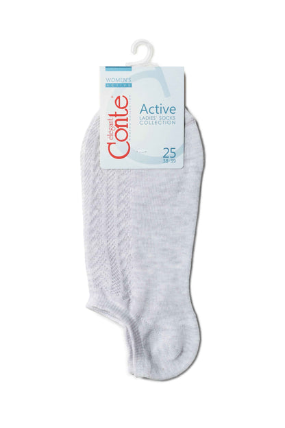 Cotton Ankle Socks Conte Active - 179 Openwork Weave