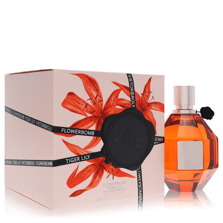 Flowerbomb Tiger Lily by Viktor &amp; Rolf Eau De Parfum Spray 3.4 oz for Women 
