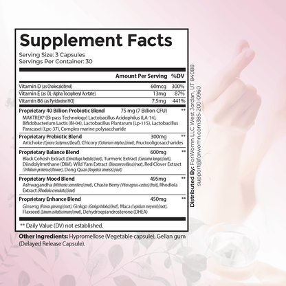 Flourish Menopause Support Supplement by ForWomn | Women&