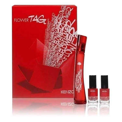 Flower Kenzo Tag By Kenzo For Women (3pc Gift Set)
