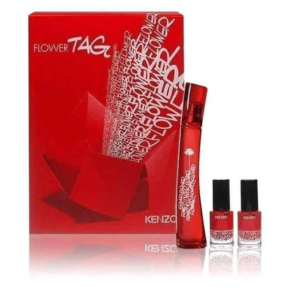 Flower Kenzo Tag By Kenzo For Women (3pc Gift Set)