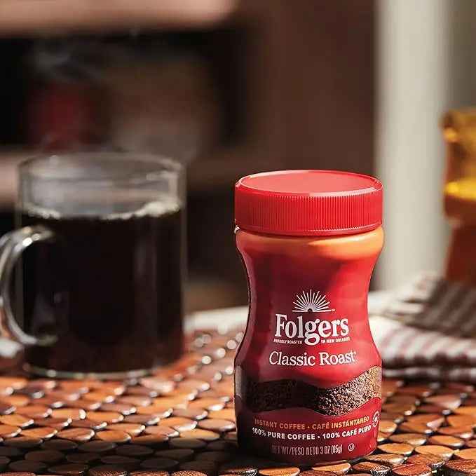 Folgers Classic Roast Instant Coffee, 8 Ounces