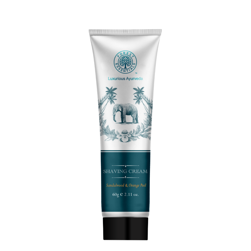 Forest Essentials Sandalwood &amp; Orange Peel Shaving Cream