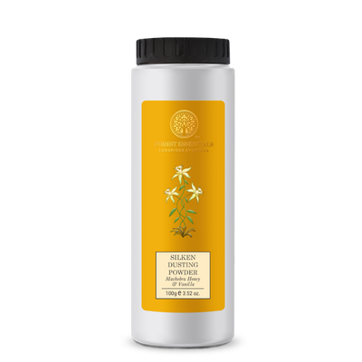 Forest Essentials Silken Dusting Powder Mashobra Honey & Vanilla
