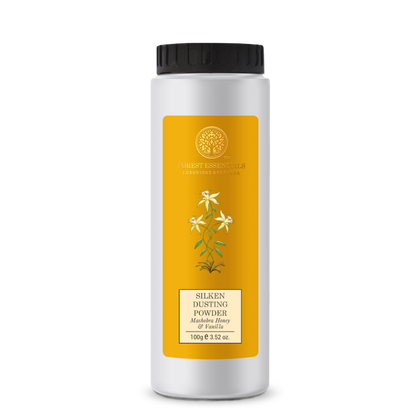 Forest Essentials Silken Dusting Powder Mashobra Honey &amp; Vanilla