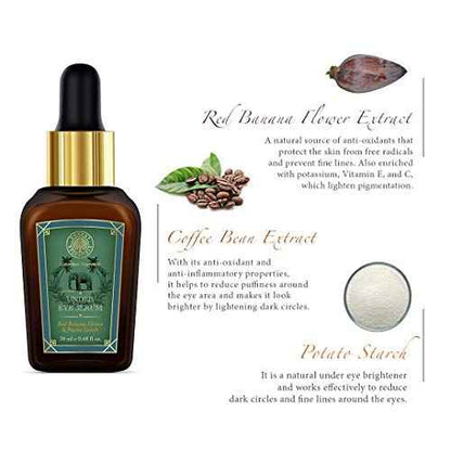 Forest Essentials Under Eye Serum Red Banana Flower &amp; Potato Starch