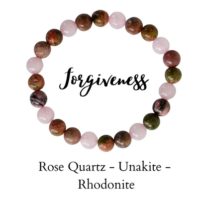 Encourage FORGIVENESS Crystal Bracelet (Joy and Attraction)  DestGlow