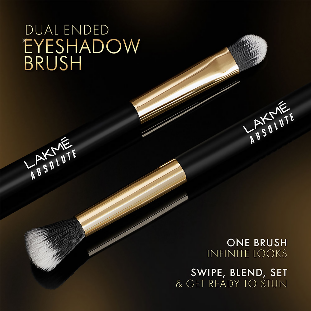 Lakme Absolute Makeup Master Tools - Dual Ended Eyeshadow Brush