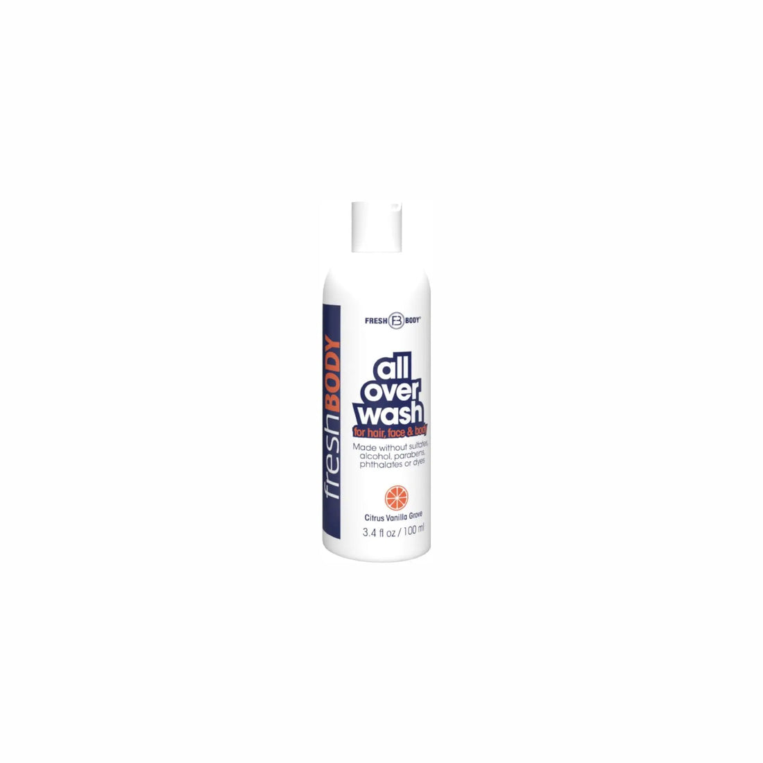 Fresh Bodywash All Over Wash - Citrus Vanilla Grove - 3.4 fl oz Travel Size by Fresh Body FB®
