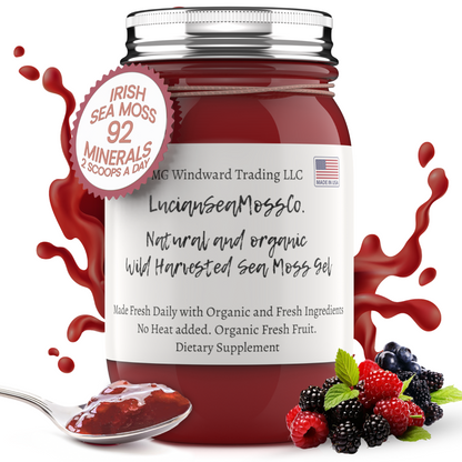 Fresh Organic Mixed Berry Infused Sea Moss Gel