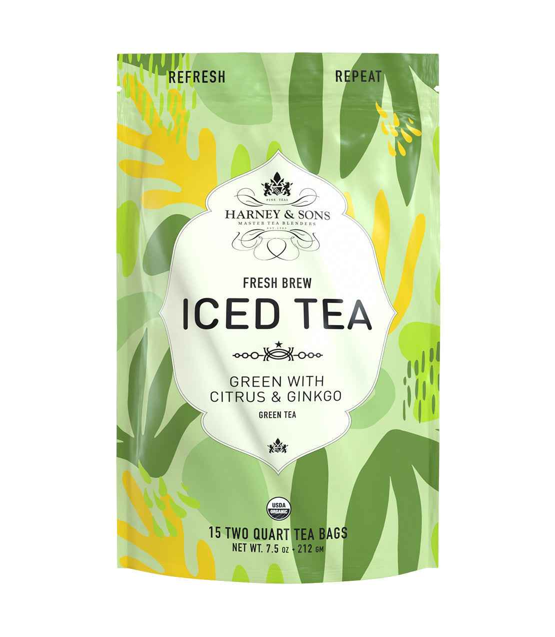 Organic Green with Citrus &amp; Ginkgo Fresh Brew Iced Tea