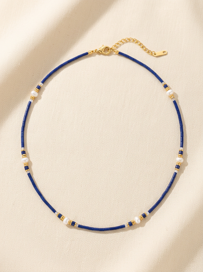 Freshwater Pearl Layering Necklace by LINTICO