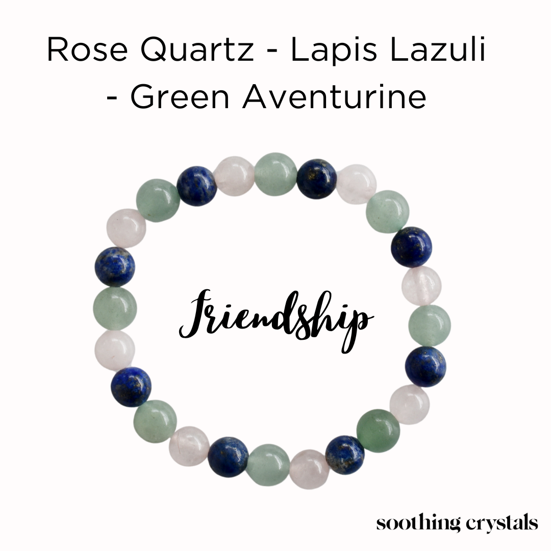 Strengthen and Foster FRIENDSHIP Crystal Bracelet (Communication and Compassion)  DestGlow