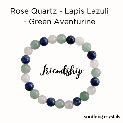 Strengthen and Foster FRIENDSHIP Crystal Bracelet (Communication and Compassion)  DestGlow
