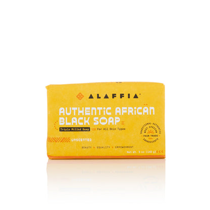 Authentic African Black Soap Triple Milled - Unscented by Alaffia
