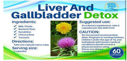 Liver Reset Complete Bundle - Liver &amp; Gallbladder Cleanse Capsules + Liver Flush Protocol (PDF) by Seamoss depot