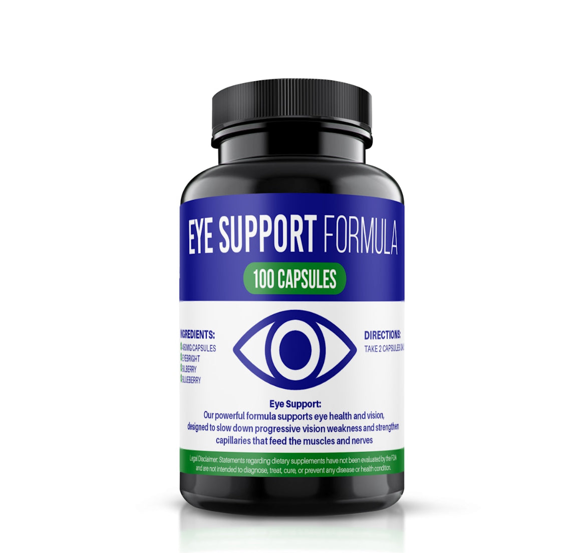 Advanced Eye Support Formula | Vision Health &amp; Eye Rejuvenation Supplement by Seamoss depot