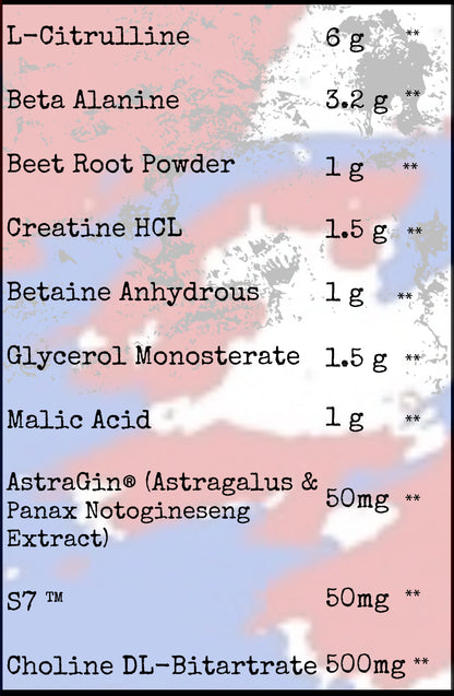 Warrior’s Rage (Non-Stim) by 1776 Sports Nutrition LLC