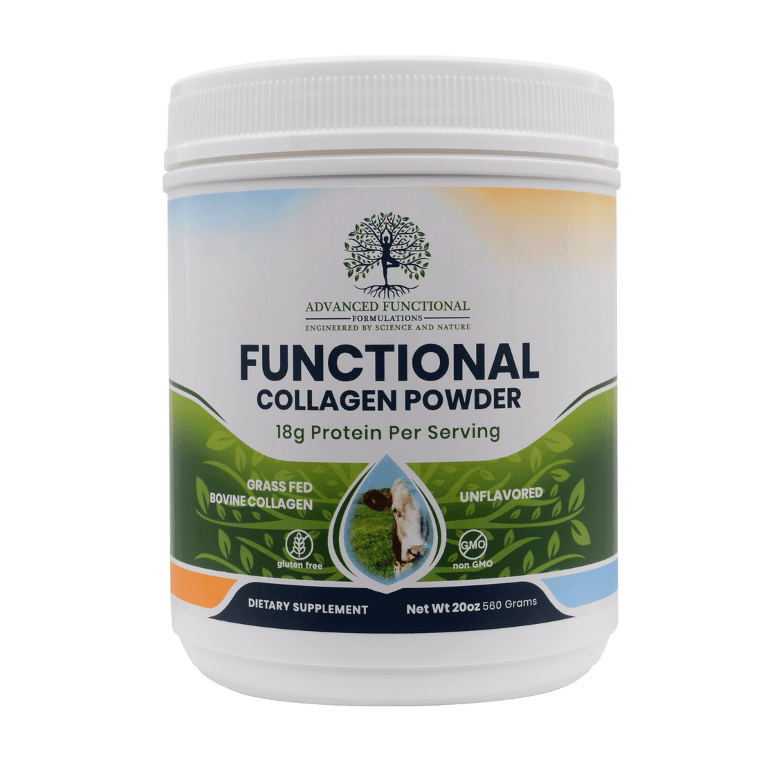 Functional Collagen Powder (The most beneficial source of protein) 100% Grassfed