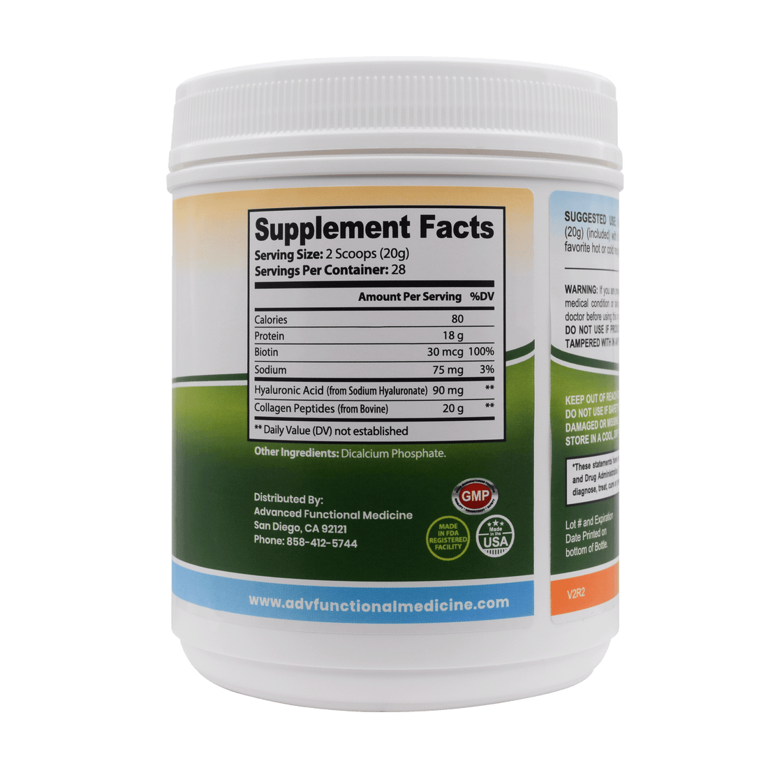 Functional Collagen Powder (The most beneficial source of protein) 100% Grassfed