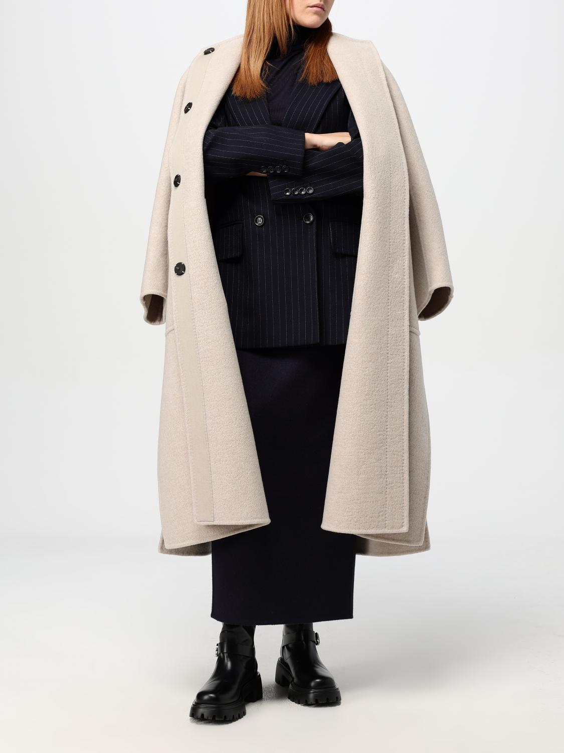 Max Mara Coat Woman Brown by Luosophy