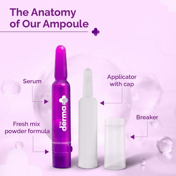 The Derma Co 15% Vitamin C Intense Brightening Ampoule Kit