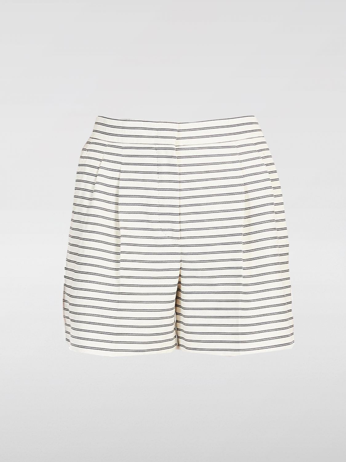 Max Mara Studio Shorts Woman Yellow Cream by Luosophy