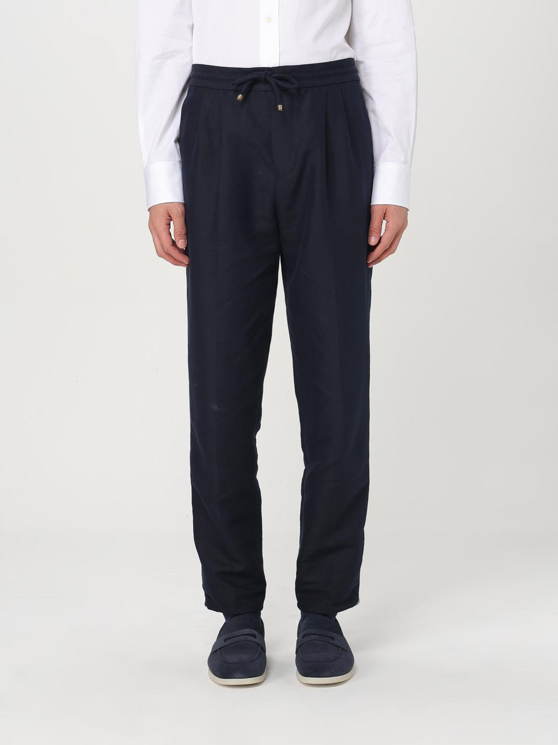 Brunello Cucinelli Men Linen Trousers by Luosophy