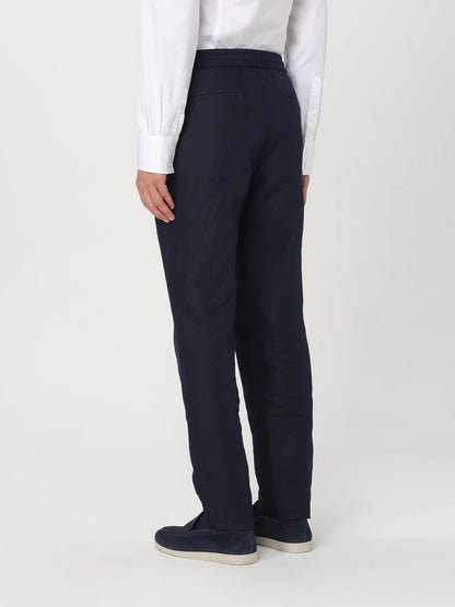 Brunello Cucinelli Men Linen Trousers by Luosophy