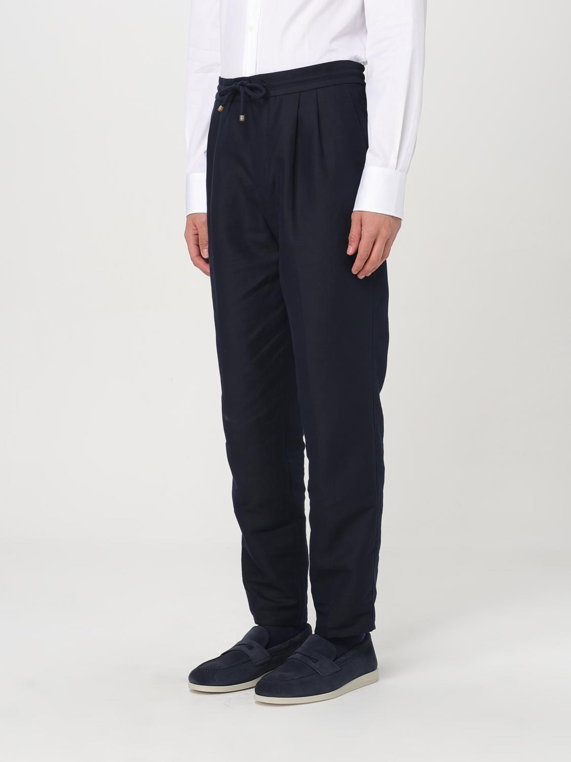 Brunello Cucinelli Men Linen Trousers by Luosophy