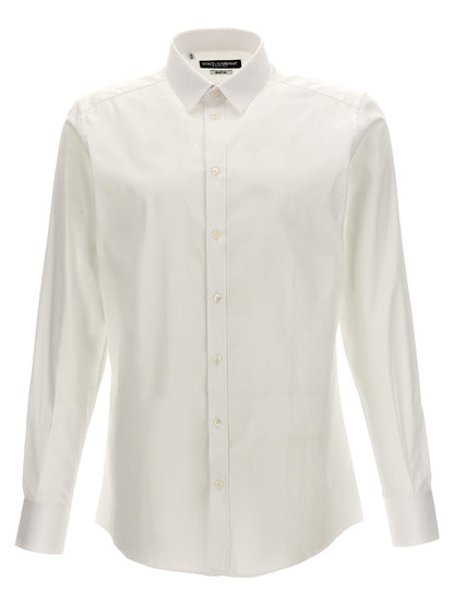 Dolce &amp; Gabbana Men Logo Embroidery Shirt by Luosophy