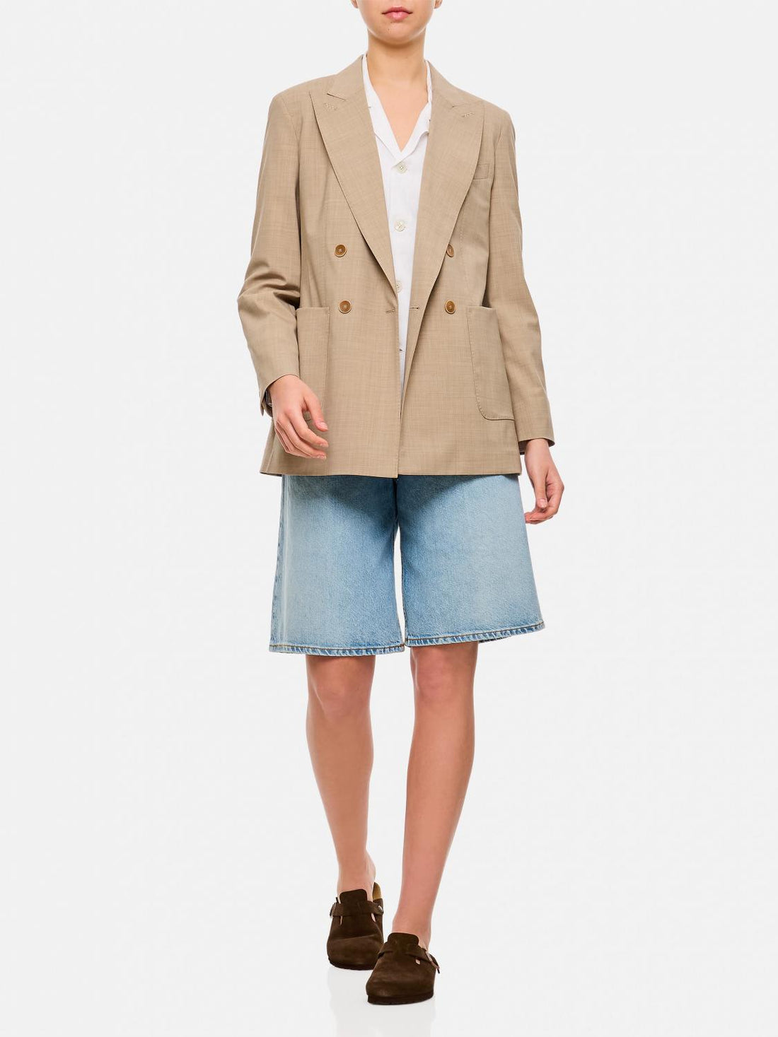Max Mara Jacket Woman Beige by Luosophy