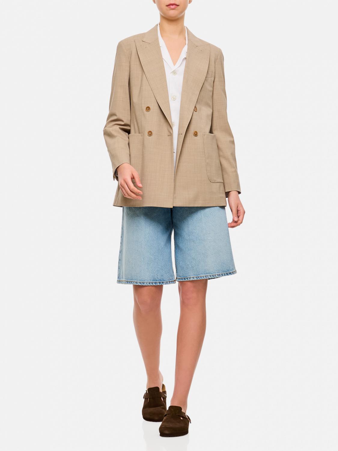 Max Mara Jacket Woman Beige by Luosophy