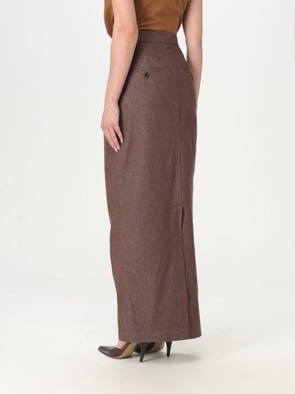 Max Mara Skirt Woman Brown by Luosophy