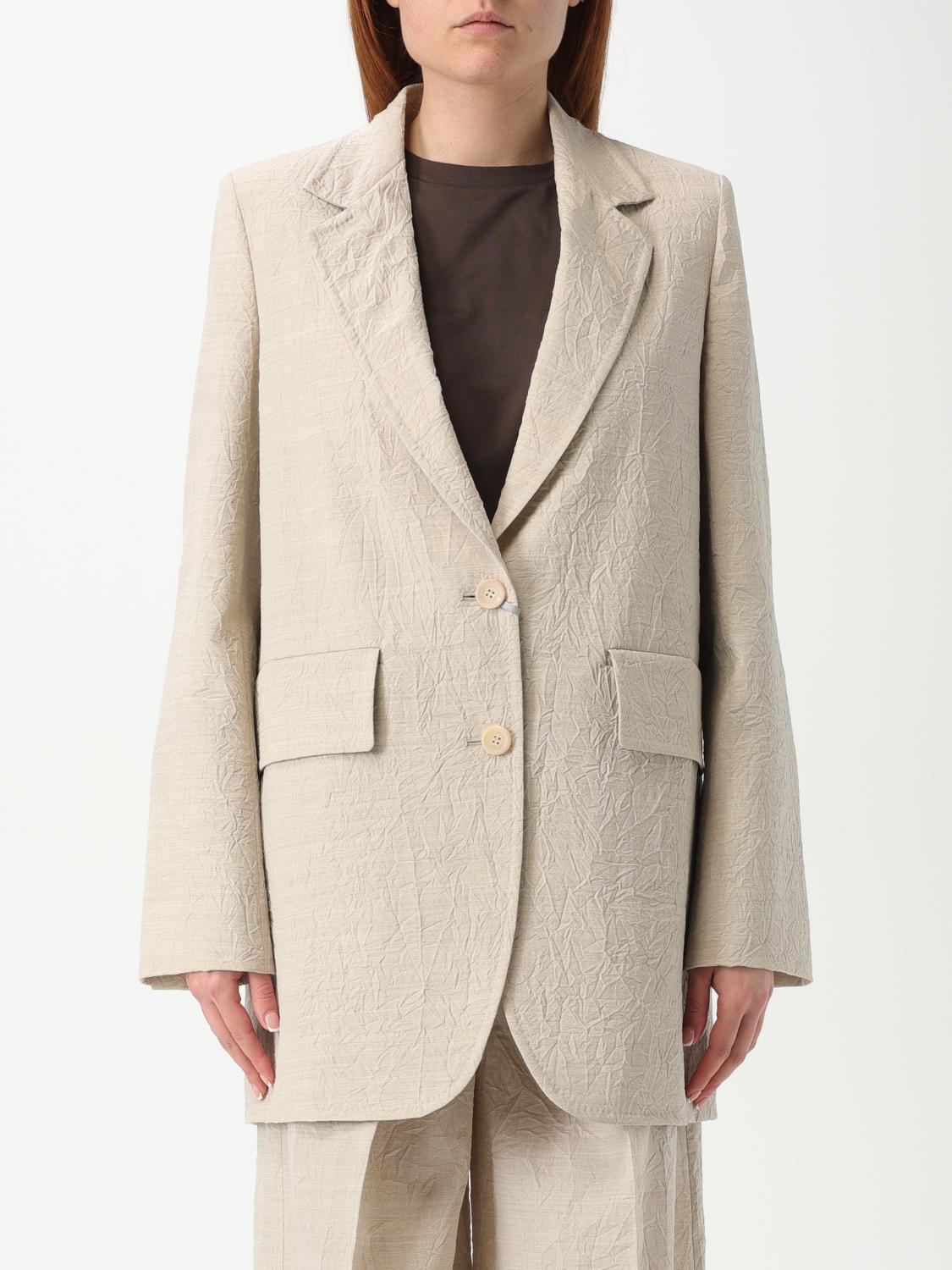 Max Mara Jacket Woman Beige by Luosophy