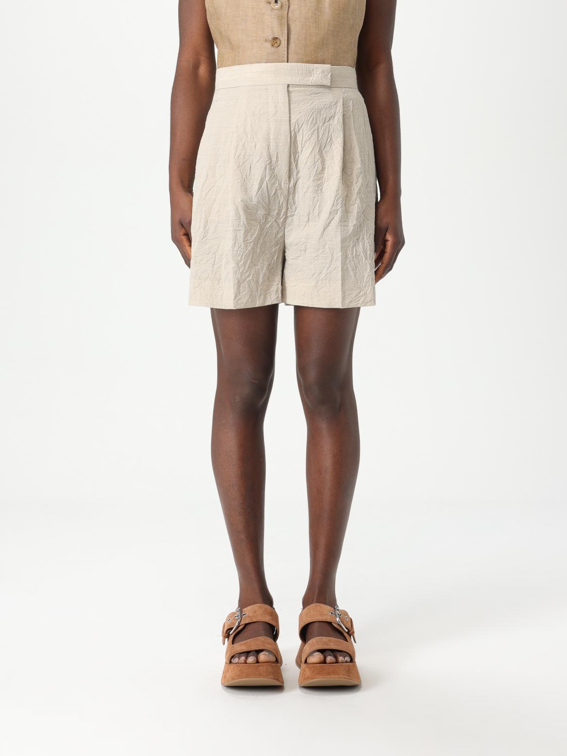 Max Mara Shorts Woman Beige by Luosophy
