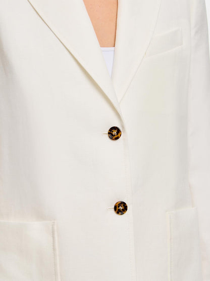 Max Mara Jacket Woman White by Luosophy