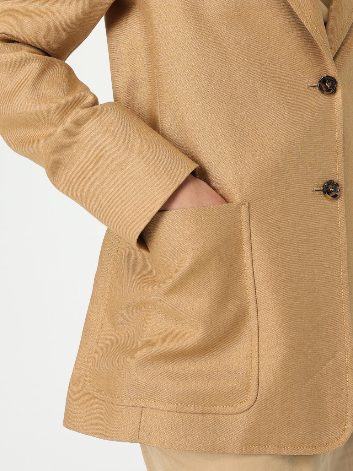 Max Mara Jacket Woman Brown by Luosophy