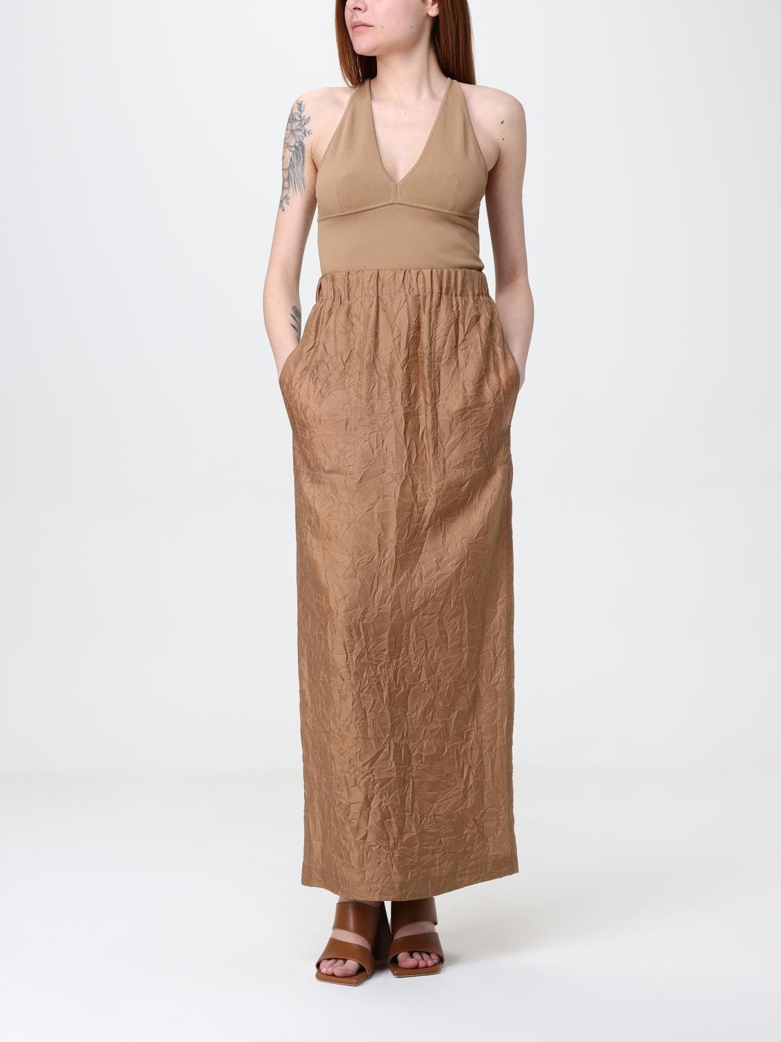 Max Mara Skirt Woman Brown by Luosophy