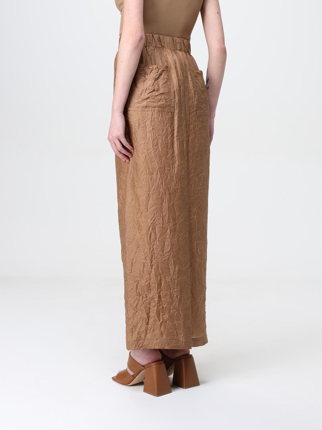 Max Mara Skirt Woman Brown by Luosophy