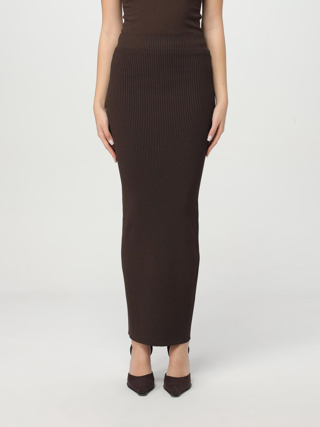 Max Mara Skirt Woman Brown by Luosophy